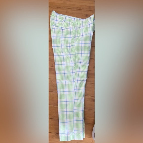 NWT Izod Plaid Golf Pants with UPF-50 Sun Control Fabric Size 34/34 Immaculate - Picture 1 of 7